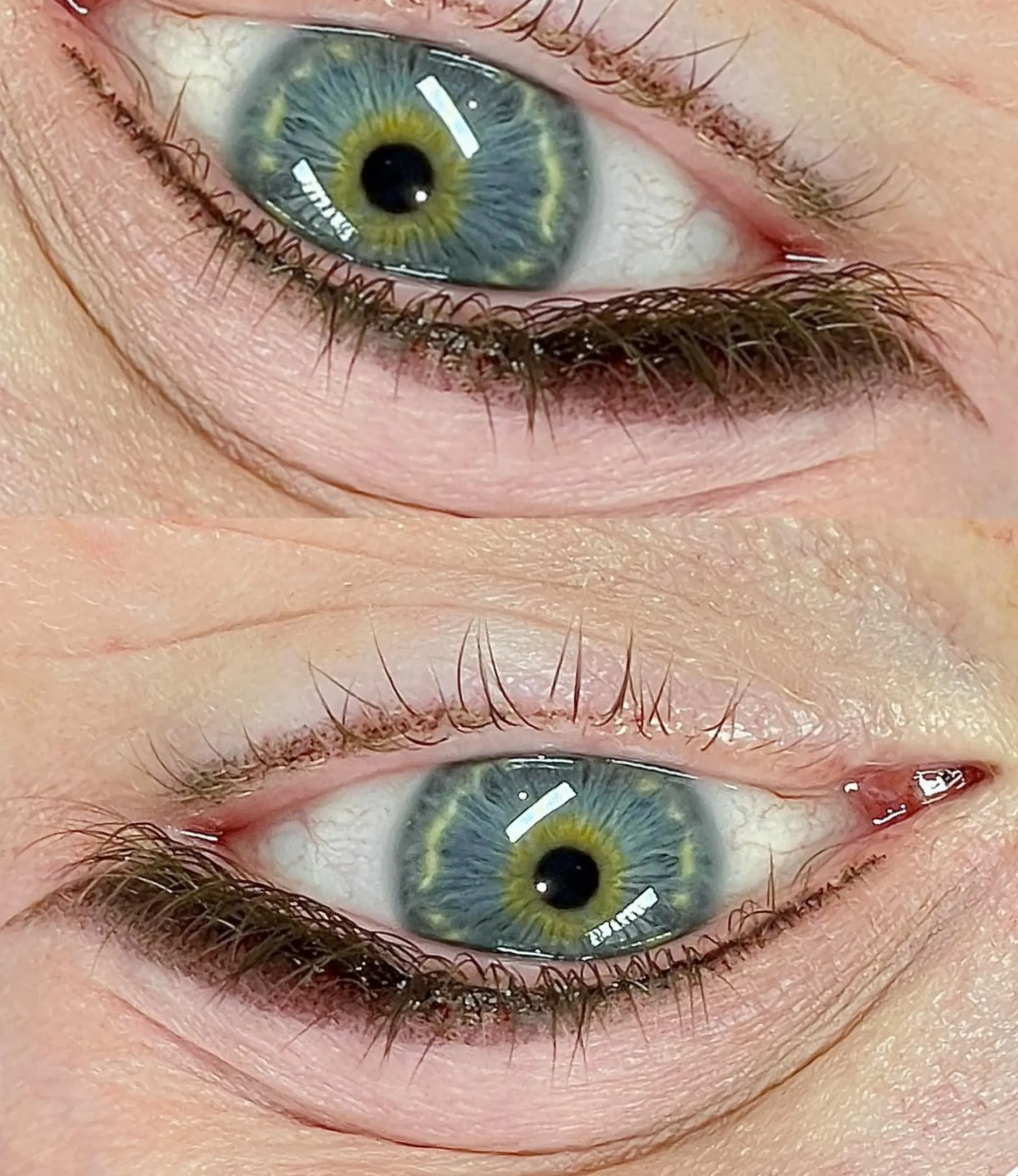 tattoo eyeliner before and after